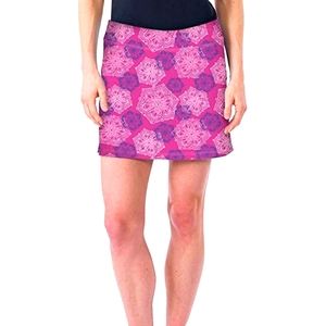 Tranquility Pink Pattern Casual Skort